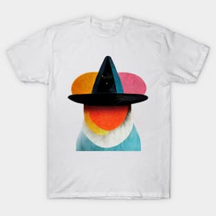 Surreal, Super cool low res cat wearing a hat, NFT, colorful, T-Shirt